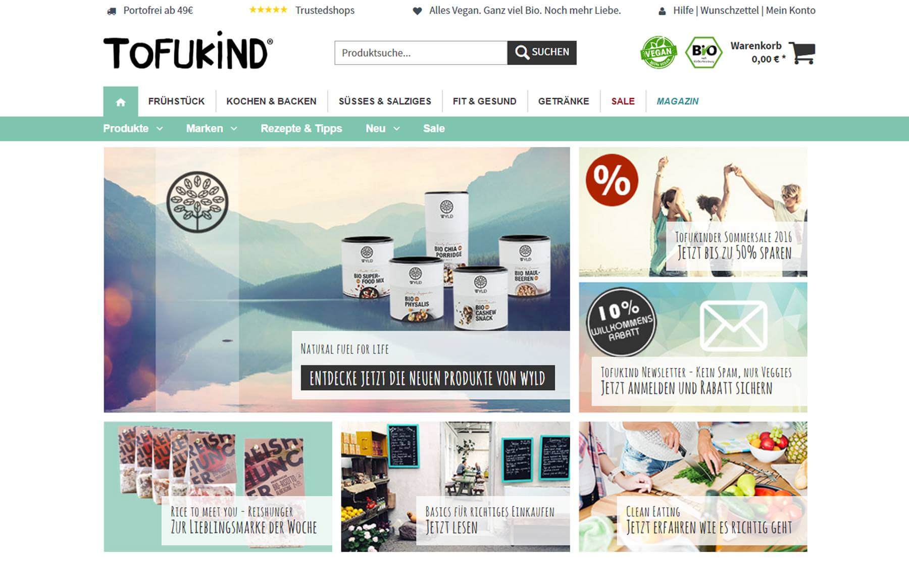 Tofukind Onlineshop